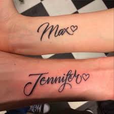 Couple Tattoos Names Couple Name Tattoos Relationship Tattoos Name Tattoos
