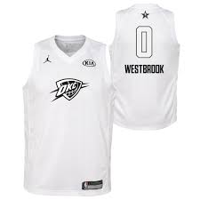 No, i don't watch every oklahoma city thunder game, but it's beginning to feel like russell westbrook is detrimental to his teammates and perhaps even a choke artist. Real Picture Nike White Jersey Number 0 Oklahoma City Thunder Russell Westbrook Nba All Star 2018 Basketball Jerseys Shopee Malaysia