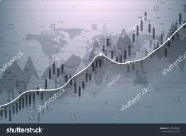 Stock Market And Exchange Business Candle Stick Graph Chart