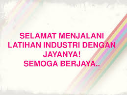 We did not find results for: Taklimat Persediaan Latihan Industri Sesi Jun Ppt Download