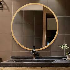 Dwba wall frameless rectangular bathroom vanity bedroom mirror. Frame Polished Edge Bathroom Decorative Round Wall Mirror Round Wood Hotel Bathroom Decoration 5mm Silver Mirror 60cm 80cm 201 Buy Decorative Round Wall Mirror Bathroom Wall Mirror Wood Frame Mirror Product On Alibaba Com