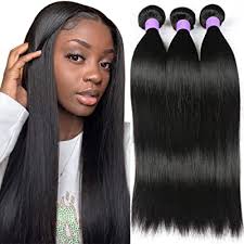 Premium remy human hair extensions available online at best wig outlet. Buy 8a Peruvian Straight Human Hair 3 Bundles 12 14 16 300g 100 Unprocessed Remy Virgin Straight Human Hair Bundles 1b Color Peruvian Straight Human Hair Weave Extensions Online In Turkey B086jmtrz2