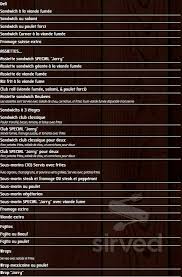 Jarry Smoked Meat Menu In Saint Leonard Quebec Canada