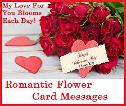 Illustrate your love with bespoke special romantic gifts! Sample Messages And Wishes Romantic Flower Card Messages