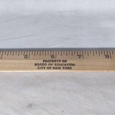 12-inch Wooden Ruler City Of New York Board Of Education Vintage Lot Of 10  | eBay