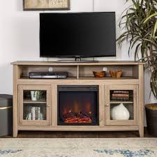 Maybe you would like to learn more about one of these? Walker Edison We Furniture 58 Transitional Glass Wood Fireplace Tv Stand White Oak Tv Mounts Stands Co Electronics