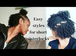 Sisterlocks hairstyle with short braids is the perfect style to look fresh. How To Style Short Sisterlocks 3 Quick Easy Styles For Short Sisterlocks Youtube
