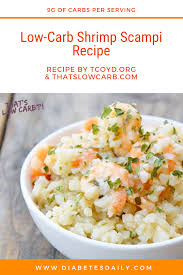 Check spelling or type a new query. Low Carb Shrimp Scampi Diabetes Daily