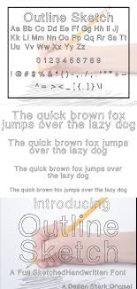 Outline Sketch Outline Fonts Outline Fonts Sans Serif Fonts Outline