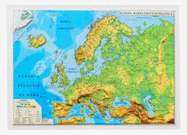 Maybe you would like to learn more about one of these? Europa Harta Fizica È™i PoliticÄƒ ProiecÅ£ie Mercator 3d Format A3 450x330mm