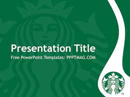 Free Starbucks Powerpoint Template Pptmag Powerpoint Template Free Powerpoint Templates Powerpoint