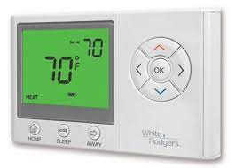 I am replacing the original honeywell thermostats with programmable white rodgers units. Climate Emerson Com