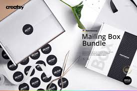 Mailing Box Mockup Bundle Box Mockup Mockup Graphic Design Packaging