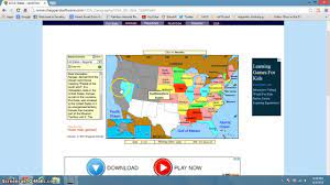 Pick the correct capital for the highlighted state. Sheppard Software States Level 1 Youtube