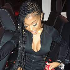 Pin Von Ehjaylyn Henry Auf Hair Schwarze Haare Flechten Box Braids Hairstyles Geflochtene Haare