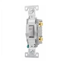 I bought a 2 pole 6 pin on/off/on toggle switch that's for dc power, (25a 12v) see here: Eaton Wiring 20 Amp Toggle Switch 2 Pole Commercial Gray Eaton Wiring Cs220gy Homelectrical Com