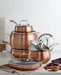 It's on sale for over half off at macy's, rolling in at just $65.23. Belgique Copper Translucent 11 Piece Cookware Set Created For Macy S Cookware Sets Macy S Cookware Set Copper Cookware Copper Kitchen