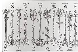 Zodiac Arrows Arrow Tattoos Libra Sign Tattoos Zodiac Tattoos