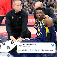 All the latest victor oladipo news, contract, salary, highlights, rumors, injury updates, free agency, and more at thebiglead.com. Espn On Twitter Players And Teams Across The League Sent Prayers Out To Victor Oladipo After He Was Carted Off The Floor With A Right Knee Injury Https T Co Cg9pc2wipo