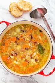 Sauerkraut Soup Recipe Kapustnyak Natashaskitchen Com Sauerkraut Soup Sauerkraut Soup Recipe Eastern European Recipes