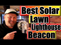Best Industrial Solar Beacon Light For Lawn Garden Lighthouses Youtube