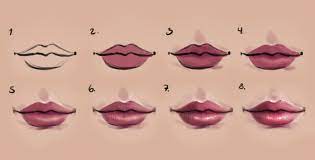 In this digital art tutorial we will be drawing a smile in photoshop. Semi Realism Lips Step By Step Lips Drawing Lips Painting Semi Realism