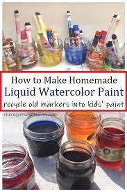 How To Make Liquid Watercolor Paint