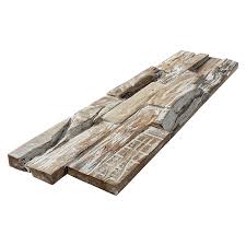 Holzpaneele Rustic White Teak 510 X 140 X 20 Mm 2 Paneele Bauhaus
