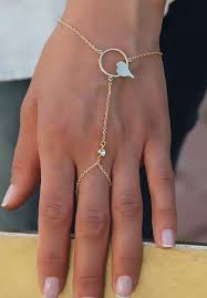 Chiccy Altin Halkada Kus Sahmeran Gold Jewelry Prom Hand Jewelry Hand Chain Bracelet