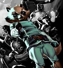 89p13, also known as rocket raccoon is a genetically modified creature. Rocket Raccoon Wikipedia