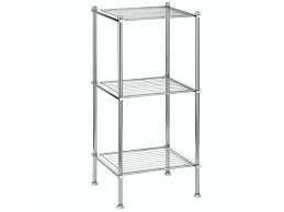 Des promotions toute l'année sur conforama ! Etagere De Salle De Bains Tunis Sur Pied Avec 3 Tablettes En Metal Chrome Vente De Idimex Conforama