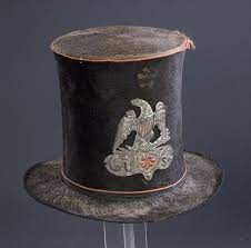 Militia Beaver Top Hat With Planchet American Military History Civil War Artwork Military Helmets