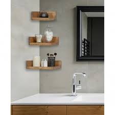 This shelf is a beautiful decorative shelf to display two or three of your favorite things. Vicente Bathroom Corner Shelves Set Of 3 Home Design Lahore