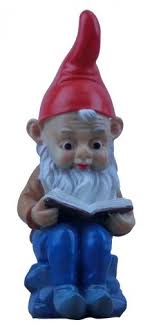 Nain De Jardin Avec Livre Nain De Lecture Lico Bleu Rouge Nain De Jardin Jardins Nain Et Rouge