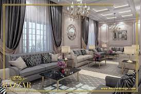 مجلس رجال نيوكلاسيك بدرجات اللون الابيض والرمادي تم اضافه بعض الاكسسوارات لتزيين المجلس و اضافه big living room design home design living room home room design