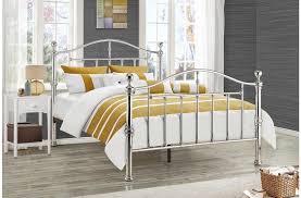 Elevates your bedroom to a romantic feel with its fanciful design. Birlea Victoria Chrome Bed Frame Bedworld