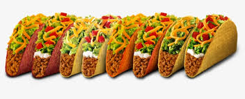 The seasoned beef, cheese, chicken, etc. Fast Food Png Image Taco Bell Tacos Transparent Png 920x370 Free Download On Nicepng