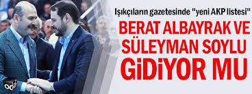 Bakan soylu, 'hazine ve maliye bakanı berat albayrak'la aranız nasıl?' sorusuna yanıt verdi. Berat Albayrak Ve Suleyman Soylu Gidiyor Mu