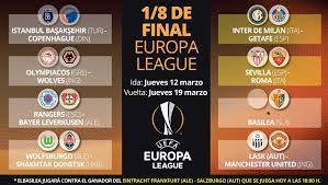 También tenemos el partido de dinamo zagreb vs villarreal por los cuartos de final de la europa league 2021. Sorteados Los Octavos De Final De La Uefa Europa League 2019 2020 Info Biwenger