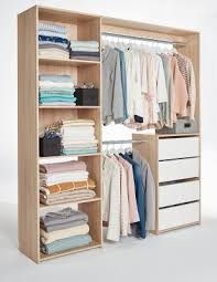 Kit Dressing Effet Chene Karisma H 200 X L 181 X P 40 Cm Castorama Amenagement Dressing Dressing Castorama Penderie Dressing