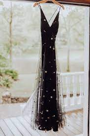 But most of the time, wedding dress codes fall into one of the following categories. Black Tulle Gold Star Wedding Dress Fashion Prom Gown By Meetbeauty 168 02 Usd Fancy Dresses Prom Dresses Dresses