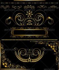 Background Black And Gold Border Design Collection Of Antique Gold Frames And Calligraphic Gold Frame Antique Gold Frame