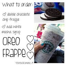 Mcdonald's oreo frappe fans would also love the drink they'll get to have by following my instructions. Pin By Pilar Kent On Yummy Food Drinks Starbucks Recipes Secret Starbucks Recipes Starbucks Menu