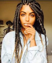 Big box braids not only appear boldly stylish, but they also offer your hair more protection. 40 Big Box Braids Styles Herinterest Com