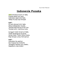 Lirik lagu ini cukup kritis sehingga perusahaan rekaman batal menyertakannya. Lirik Lagu Indonesia Pusaka