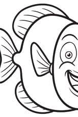 Poisson Rond En 2020 Coloriage Petit Poisson Poisson