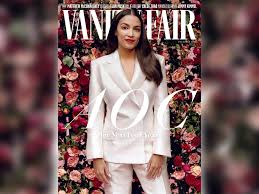 A member of the democratic socialists of america, she garnered national attention after defeating longtime congressman joe crowley in the 2018 democratic primary for congressional. Alexandria Ocasio Cortez Wears Suffragette White Power Suit For Vanity Fair Cover The Independent