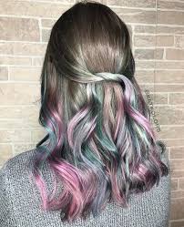 Your eyes are dark brown, dark blue green, or deep blue gray. Brown Hair Teal And Purple Highlights Novocom Top