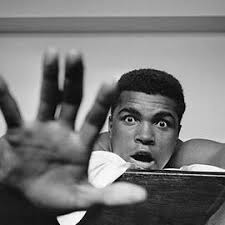 Abe Attell Showing Marty Goldman A Punch by Bettmann