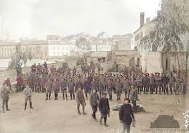 Corfu - Γαλλικά στρατεύματα στο χαμηλό επίπεδο του Ν ...